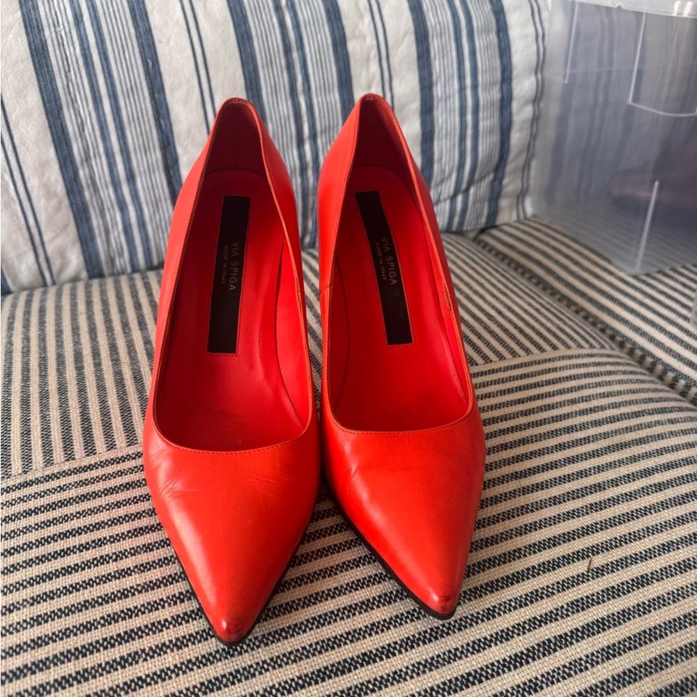 Vibrant Poppy Red Women's Heels